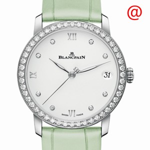 Blancpain VILLERET 6127-4628-95A Automatic Stainless Steel & Diamonds White