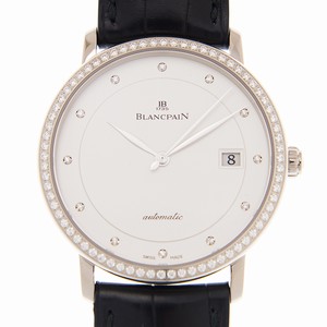 Blancpain VILLERET 6223-1987-55B Automatic 18kt White Gold & Diamond White