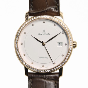 Blancpain VILLERET 6223-2987-55B Automatic 18kt Rose Gold & Diamonds White