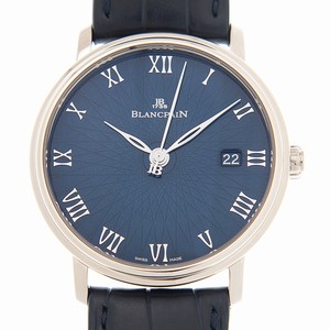 Blancpain VILLERET 6223C-1529-55A Automatic 18kt White Gold Blue 