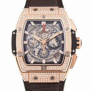 Hublot SPIRIT OF BIG BANG 641.OX.0183.LR.1704 Automatic 18kt Rose Gold & Diamonds Gray