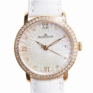 Blancpain WOMEN 6604-2944-55A Automatic 18kt Rose Gold & Diamonds White