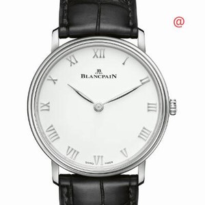Blancpain VILLERET 6605-1127-55B Manual Wind Stainless Steel White