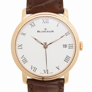 Blancpain VILLERET 6630-3631-55B Automatic 18kt Rose Gold White
