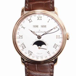 Blancpain VILLERET 6639-3642-55B Automatic 18kt Rose Gold White