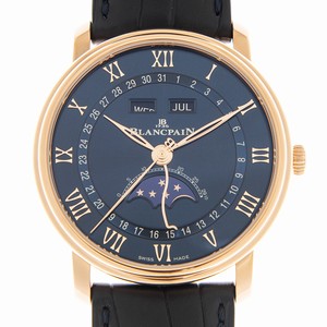 Blancpain CLASSIQUE 6654-3640-55B Automatic 18kt Rose Gold Blue 