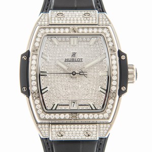 Hublot SPIRIT OF BIG BANG 665.NX.9010.LR.1604  Automatic Titanium & Diamond Silver