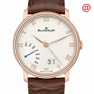Blancpain VILLERET 6668-3642-55B Automatic 18kt Rose Gold Silvery & White