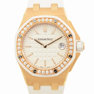 Audemars Piguet ROYAL OAK OFFSHORE 67540OK.ZZ.A010CA.01 Quartz 18kt Rose Gold & Diamonds Silvery & White
