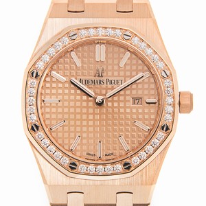 Audemars Piguet ROYAL OAK 67651OR.ZZ.1261OR.03 Quartz 18kt Rose Gold & Diamonds Gold