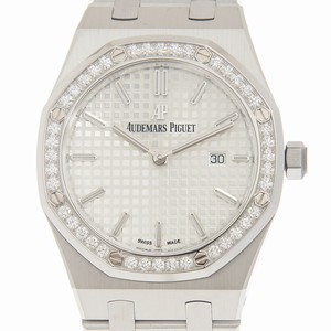 Audemars Piguet ROYAL OAK 67651ST.ZZ.1261ST.01 Quartz Stainless Steel & Diamonds Silver