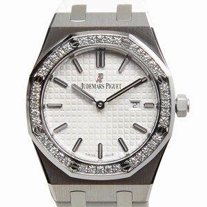 Audemars Piguet ROYAL OAK 67651ST.ZZ.D011CR.01 Quartz Stainless Steel & Diamonds White