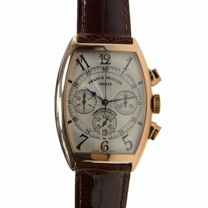 Franck Muller CINTREE CURVEX 6850 CC AT (5N) Automatic 18kt Rose Gold Silver