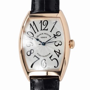 Franck Muller CINTREE CURVEX 6850 SC (5N) Automatic 18kt Rose Gold Silver