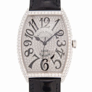 Franck Muller CINTREE CURVEX 6850 SC D CD (OG) Automatic 18kt White Gold & Diamond Silver