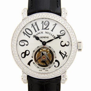 Franck Muller DOUBLE MYSTERY 7008 T D (OG) Manual Wind 18kt White Gold & Diamond Silver