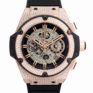 Hublot KING POWER UNICO 701.0X.0180.RX.1704 Automatic 18kt Rose Gold & Diamonds Black