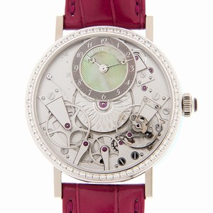 Breguet TRADITION 7038BB/1T/9V6/D00D Automatic 18kt White Gold & Diamond Silver