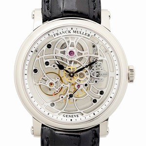 Franck Muller 7 DAYS POWER RESERVE SKELETON 7045 B S6 SQT (OG) Manual Wind Stainless Steel Transparent Skull