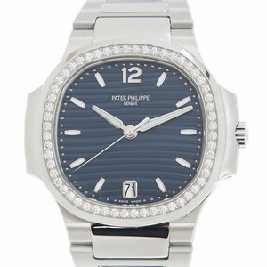Patek Philippe NAUTILUS 7118/1200A-001 Automatic Stainless Steel & Diamonds Blue 