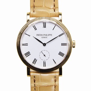 Patek Philippe CALATRAVA 7119J-010 Manual Wind 18kt Yellow Gold White