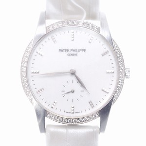 Patek Philippe CALATRAVA 7122-200G-001 Manual Wind 18kt White Gold & Diamond White