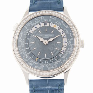 Patek Philippe COMPLICATIONS 7130G-014 Automatic 18kt White Gold & Diamond Blue 
