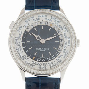 Patek Philippe COMPLICATIONS 7130G-015 Automatic 18kt White Gold & Diamond Blue 