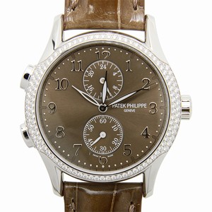 Patek Philippe COMPLICATIONS 7134G-001 Manual Wind 18kt White Gold & Diamond Brown 