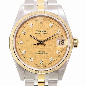 Tudor GLAMOUR DATE 72033-62453A-10DI-CHCL Automatic Gold & Steel Gold