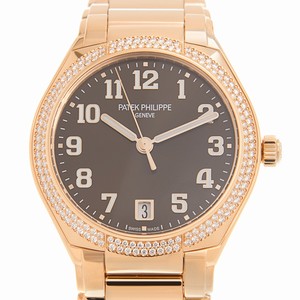 Patek Philippe TWENTY-4 7300-1200R-001 Automatic 18kt Rose Gold & Diamonds Brown 