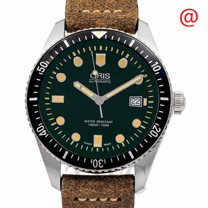 Oris DIVERS 733 7720 4057-07 5 21 02 Automatic Stainless Steel Dark green 