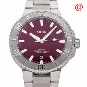 Oris AQUIS 733 7766 4158-07 8 22 05PEB Automatic Stainless Steel Red