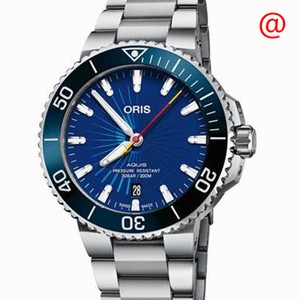 Oris AQUIS 733 7766 4185-SET Automatic Stainless Steel Blue 