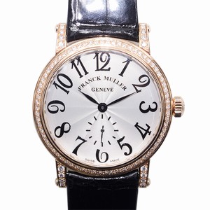 Franck Muller VINTAGE 7391 B S6 D (5N) Automatic 18kt Rose Gold & Diamonds Silver