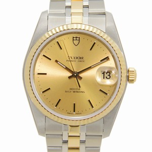 Tudor PRICE DATE-DAY 74033-62473-CH Automatic 18kt Gold & Steel Gold
