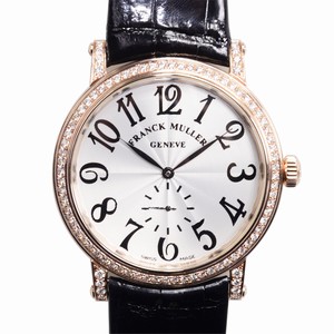 Franck Muller LIBERTY 7421 B S6 D (WT) (5N) Automatic 18kt Rose Gold & Diamonds Silver