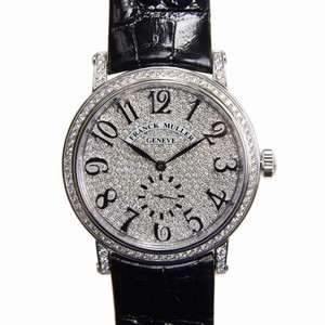 Franck Muller LIBERTY 7421 B S6 D CD (OG) Automatic 18kt White Gold & Diamond Silver