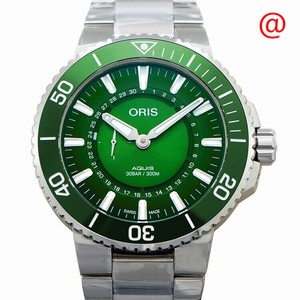 Oris AQUIS 743 7734 4187-SET Automatic Stainless Steel Dark green 