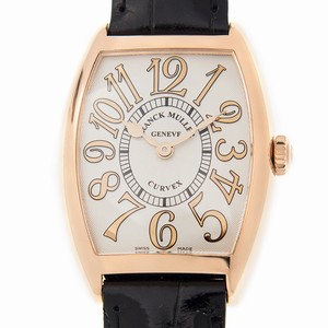 Franck Muller CINTREE CURVEX 7502 QZ REL (5N) Quartz 18kt Rose Gold White