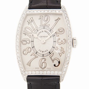 Franck Muller CINTREE CURVEX 7502 QZ REL D 1R (AC) Quartz Stainless Steel & Diamonds White