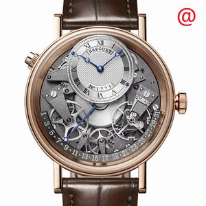 Breguet TRADITION 7597BR/G1/9WU Automatic 18kt Rose Gold Silver