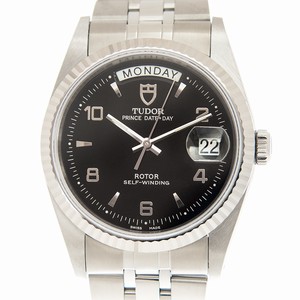 Tudor PRICE DATE-DAY 76214-62480-246810AR Automatic Stainless Steel Black