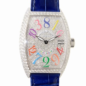Franck Muller COLOR DREAMS 7851 CH COL DRM D CD (OG) Automatic 18kt White Gold & Diamond Silver
