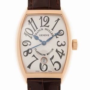 Franck Muller CINTREE CURVEX 7851 SC DT (5N) Automatic 18kt Rose Gold Silver