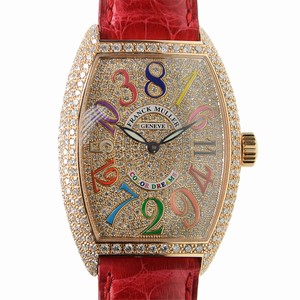Franck Muller CINTREE CURVEX 7880 CH D6 CD COL DRM (5N) Automatic 18kt Rose Gold & Diamonds Gold