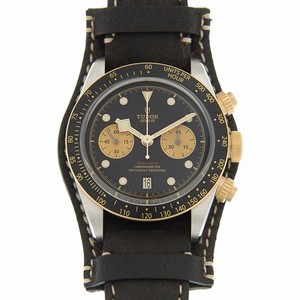 Tudor BLACK BAY 79363N-LEATHER STRAP Automatic 18kt Gold & Steel Black
