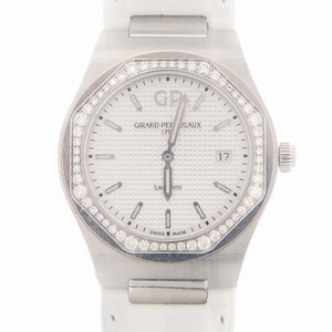 Girard Perregaux LAUREATO 80189D11A131-CB6A Quartz Stainless Steel & Diamonds Silver