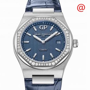 Girard Perregaux LAUREATO 80189D11A431-CB6A Automatic Stainless Steel & Diamonds Blue 