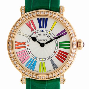 Franck Muller COLOR DREAMS 8035 QZ COL DRM R D 1R (5N) Quartz 18kt Rose Gold & Diamonds White